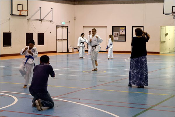 First Tae Kwon Do photographers at workshop, February 2017, Perth