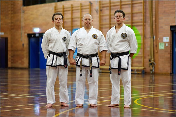 Rhee Tae Kwon-Do family portrait, February 2015, Kiara, Perth