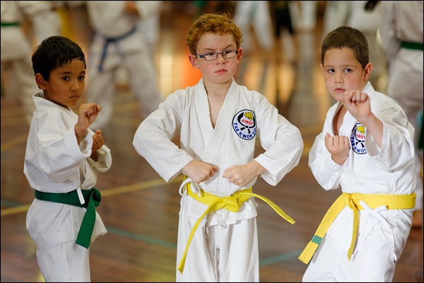 First Tae Kwon Do boys, January 2016, Perth