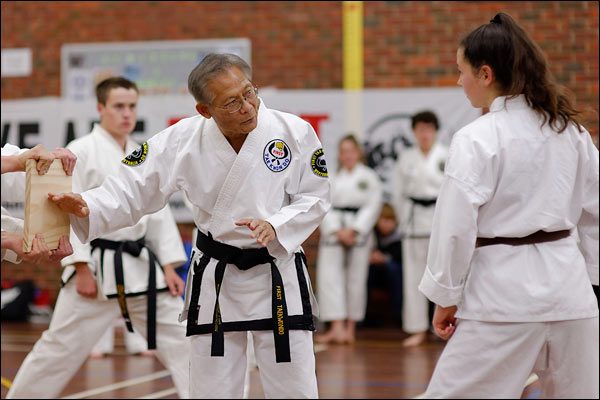 First Tae Kwon Do Master Vernon Low teaching, October 2016, Perth