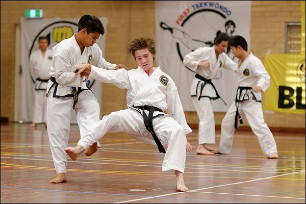 First Tae Kwon Do self-defence, December 2016, Perth