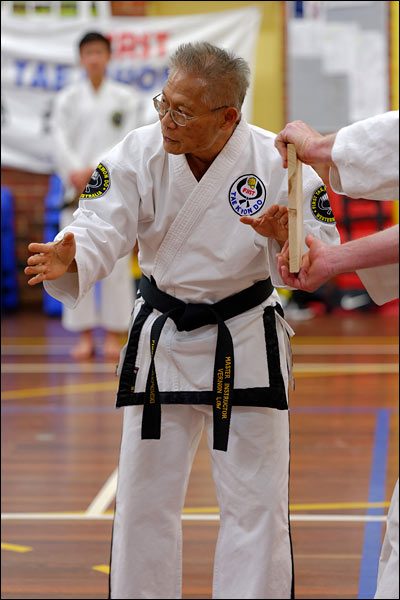 First Tae Kwon Do Master Vernon Low, July 2017, Perth