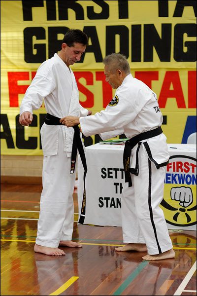 First Tae Kwon Do 1st Dan promotion, September 2017, Perth