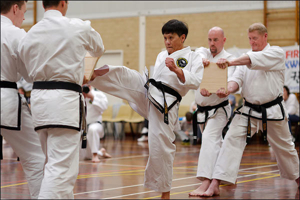 First Tae Kwon Do front snap kick, September 2018, Perth