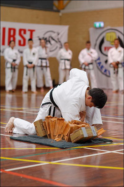 First Tae Kwon Do elbow strike, September 2018, Perth