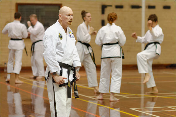 First Tae Kwon Do Chief Instructor John O'Brien, May 2019, Perth