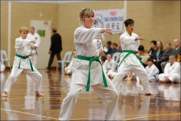 First Tae Kwon Do pattern, June 2019, Perth