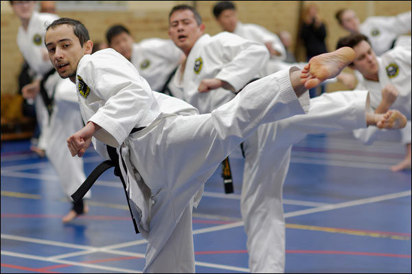 First Tae Kwon Do back kick, July 2019, Perth