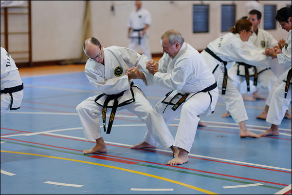 First Tae Kwon Do warming up exercise, October 2019, Perth