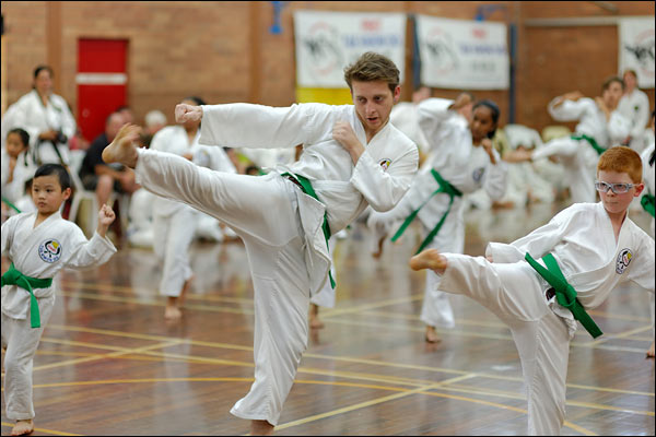 First Tae Kwon Do turning kick, December 2019, Perth