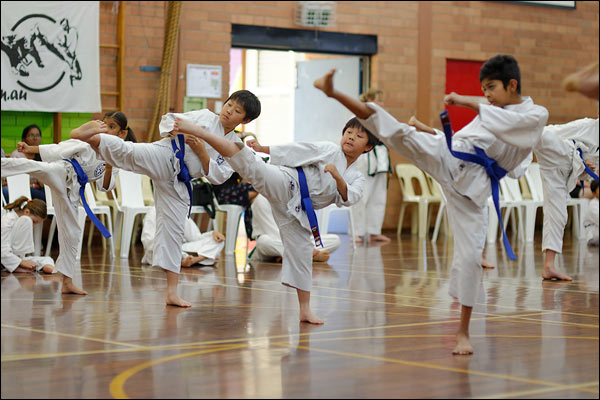 First Tae Kwon Do turning kick, December 2019, Perth