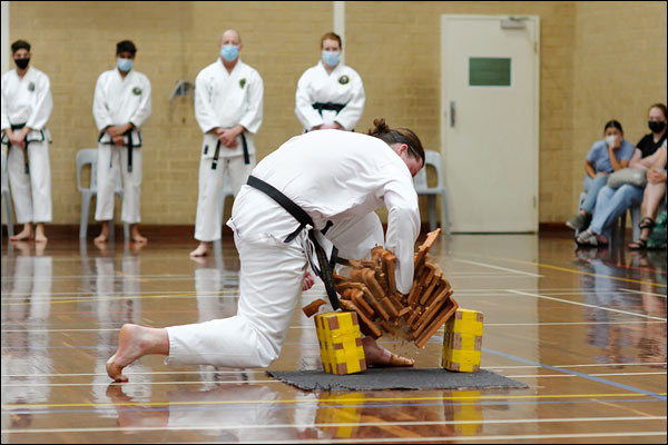 First Tae Kwon Do punch, March 2022, Perth