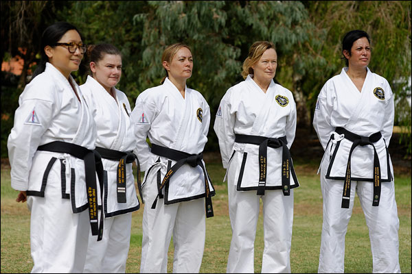 First Tae Kwon Do lady Senior Instructors, March 2022, Perth