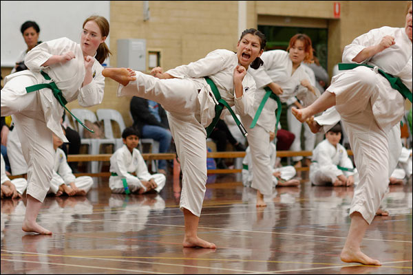 First Tae Kwon Do side kick, June 2023, Perth